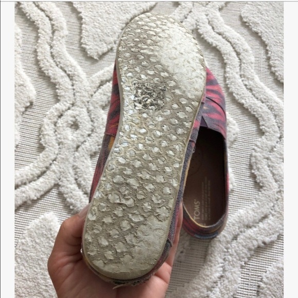 TOMS Classic Pink Multi Canvas Ikat Alpargatas - Picture 5 of 6